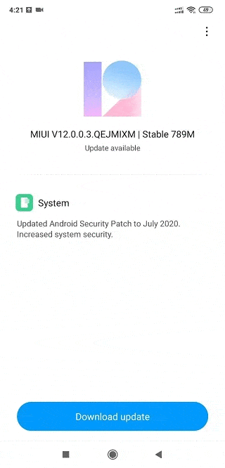 Download MIUI 12 For POCO F1 Global Stable