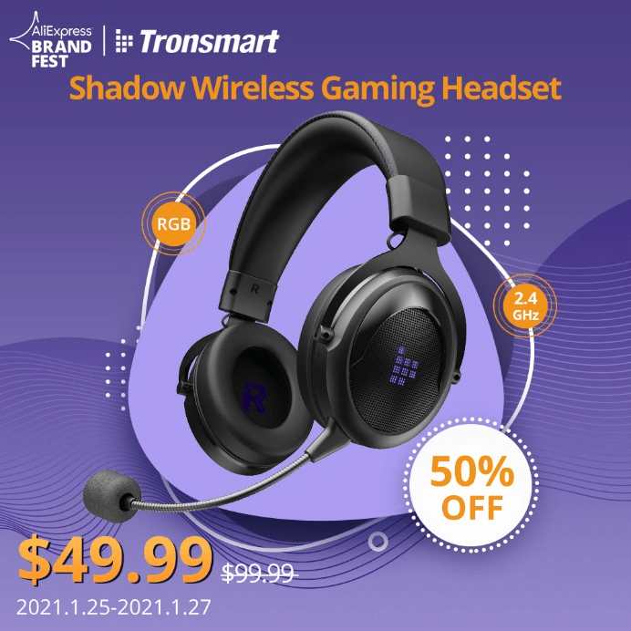 Tronsmart Wireless Headset Gaming