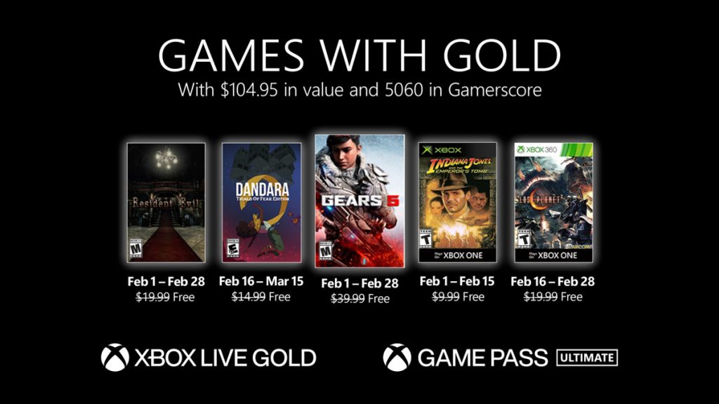 Xbox Live Gold Free Games List for February 2021 Mi Deals