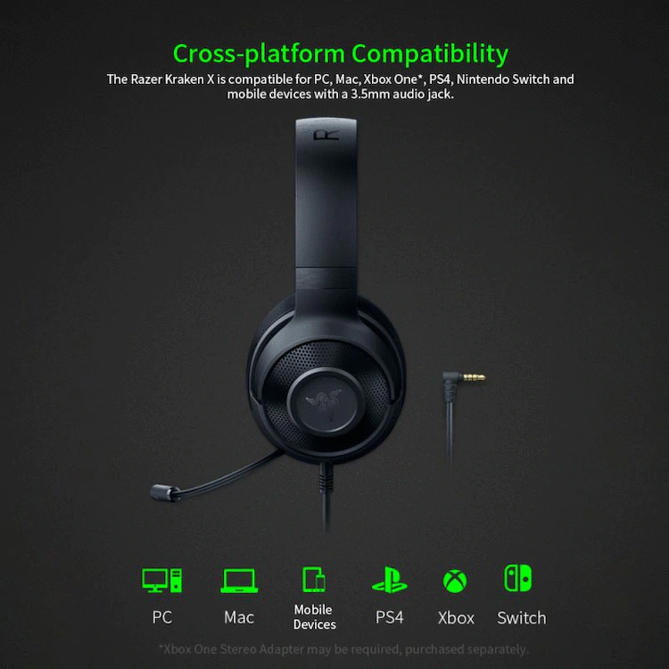 Razer Kraken X Gaming Headset