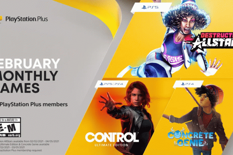 List of Free PlayStation Plus Games for February 2021
