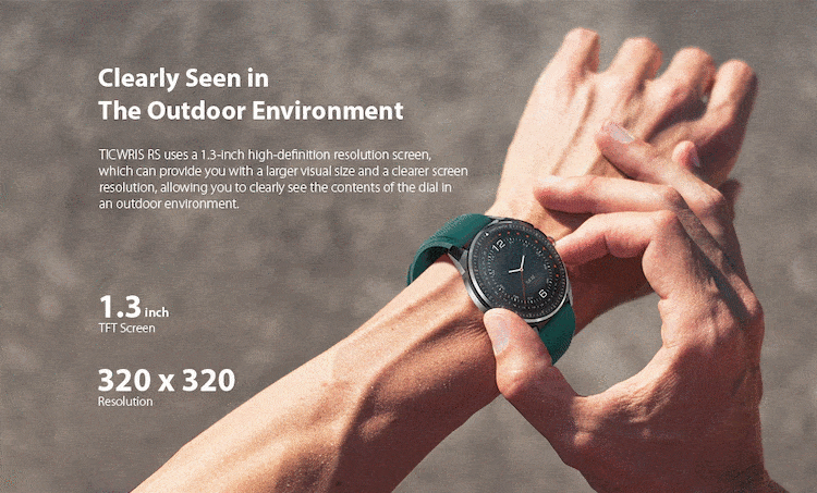 Ticwris smartwatch outdoor