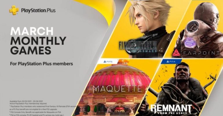 PlayStation Plus Free Game List March 2021