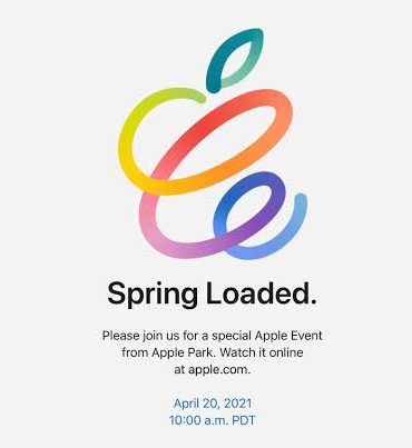 Apple officially announces a special conference on April 20