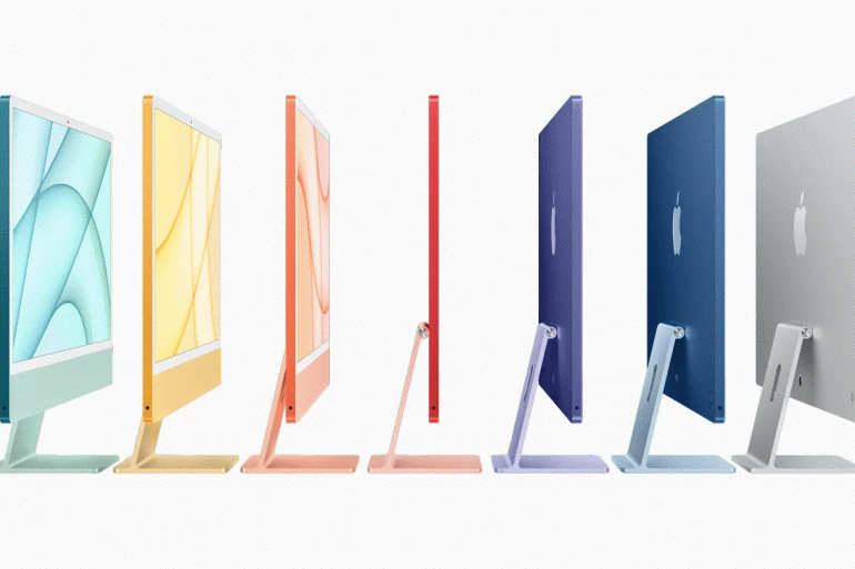 Apple's new iMac 2021 devices come in a smaller size and the M1 chip