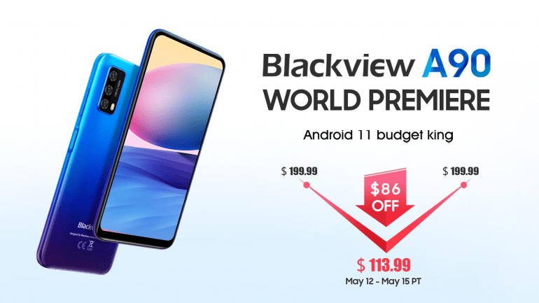 Grab Blackview A90 Smartphone for only $113 (86$ Off)