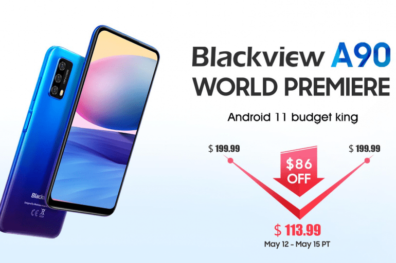 Grab Blackview A90 Smartphone for only $113 (86$ Off)