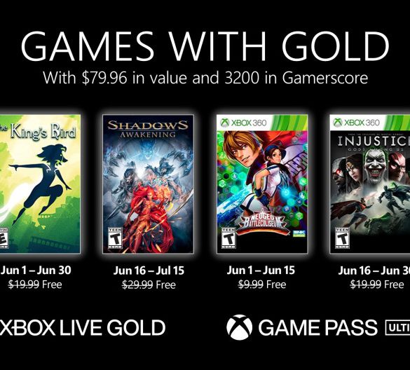 Xbox Live Gold June 2021 Free Game List