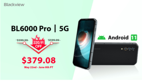 New Blackview BL6000 Pro with Latest Android 11.0 OS Launch at $379.08