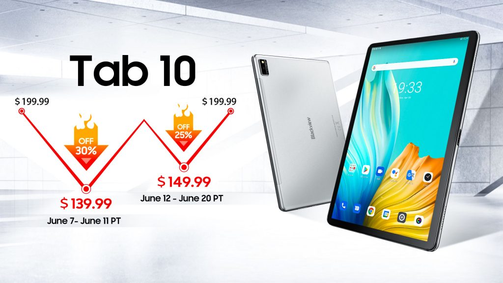 Blackview launches Tab 10 with 4GB +64GB and Android 11 at $139.99 | Mi