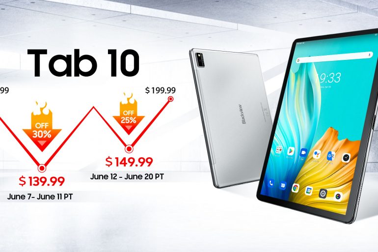Blackview launches Tab 10 with 4GB +64GB and Android 11 at $139.99