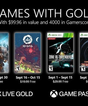 List of free Xbox Live Gold September 2021 Games