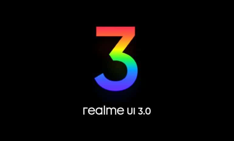 Phones that will get realme UI 3.0 interface