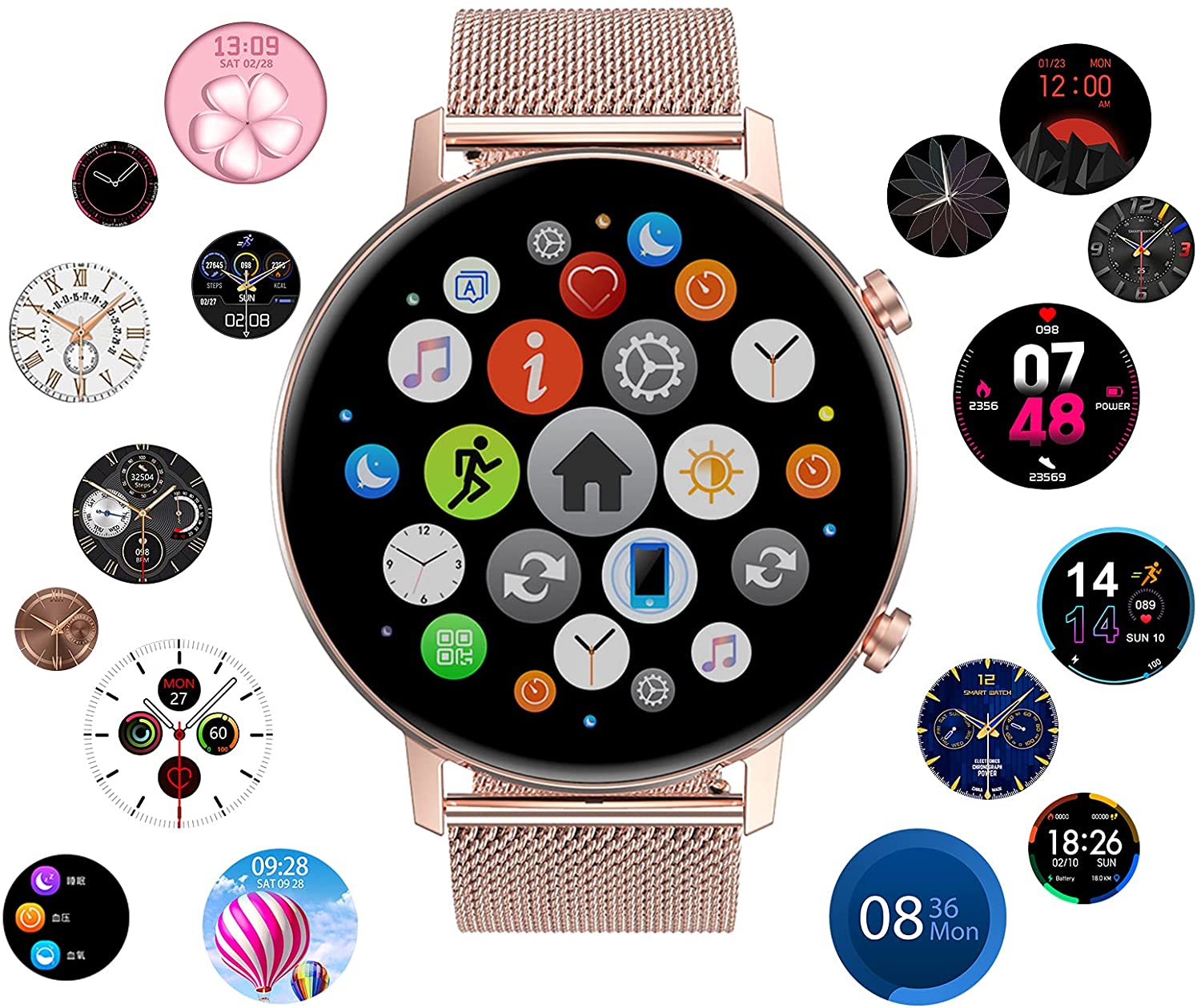 DT96 Smartwatch faces