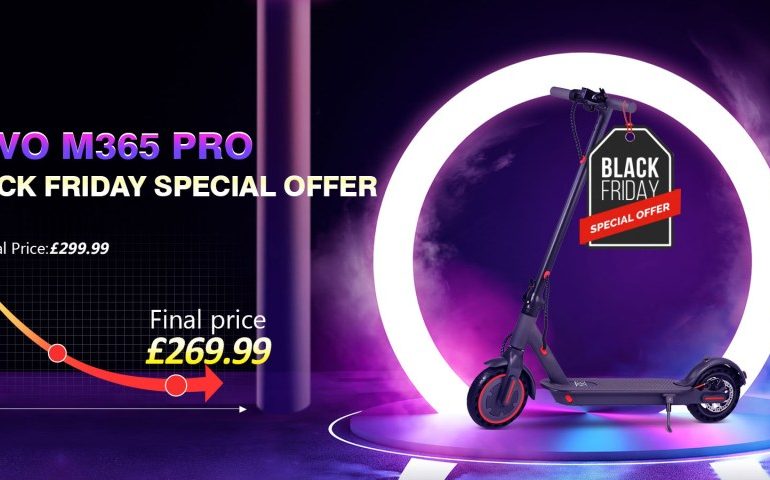 AOVO M365 Pro Electric Scooter for only £259 on Black Friday