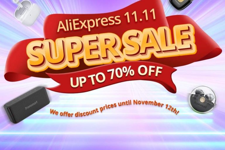 Tronsmart’s Super Sales on Aliexpress 11.11 Novembre Sales