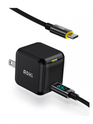 AOHI Magcube 65W PD Fast Charger for MacBook & iPhone for only $43.99 (10% OFF)