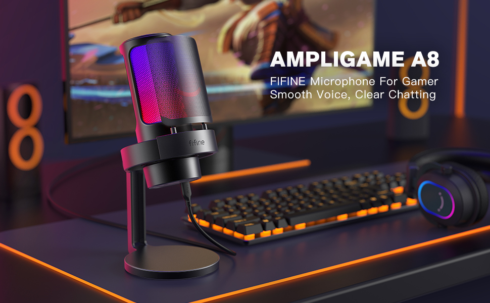 FIFINE AMPLIGAME A8 Gaming Mic