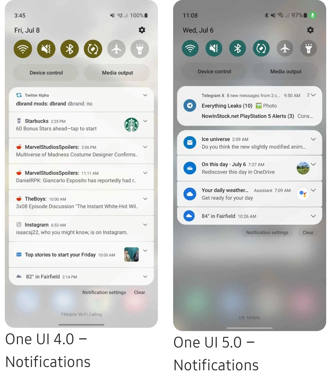 One UI 5.0 Notification 