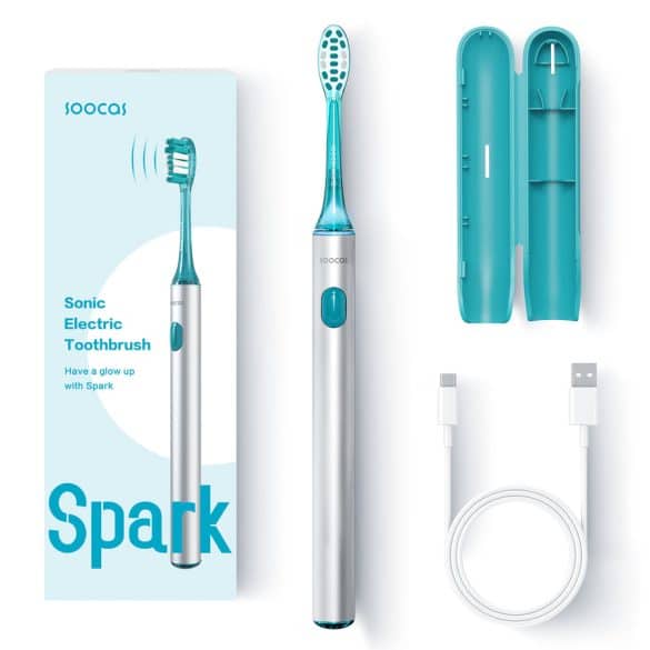 Soocas Spark Silver Sonic Toothbrush for only $23.76 on Black Friday