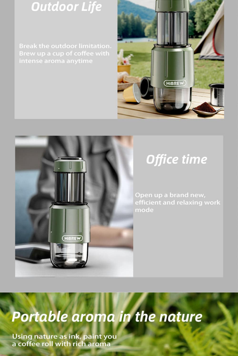 HiBREW H4D Portable Coffee machine
