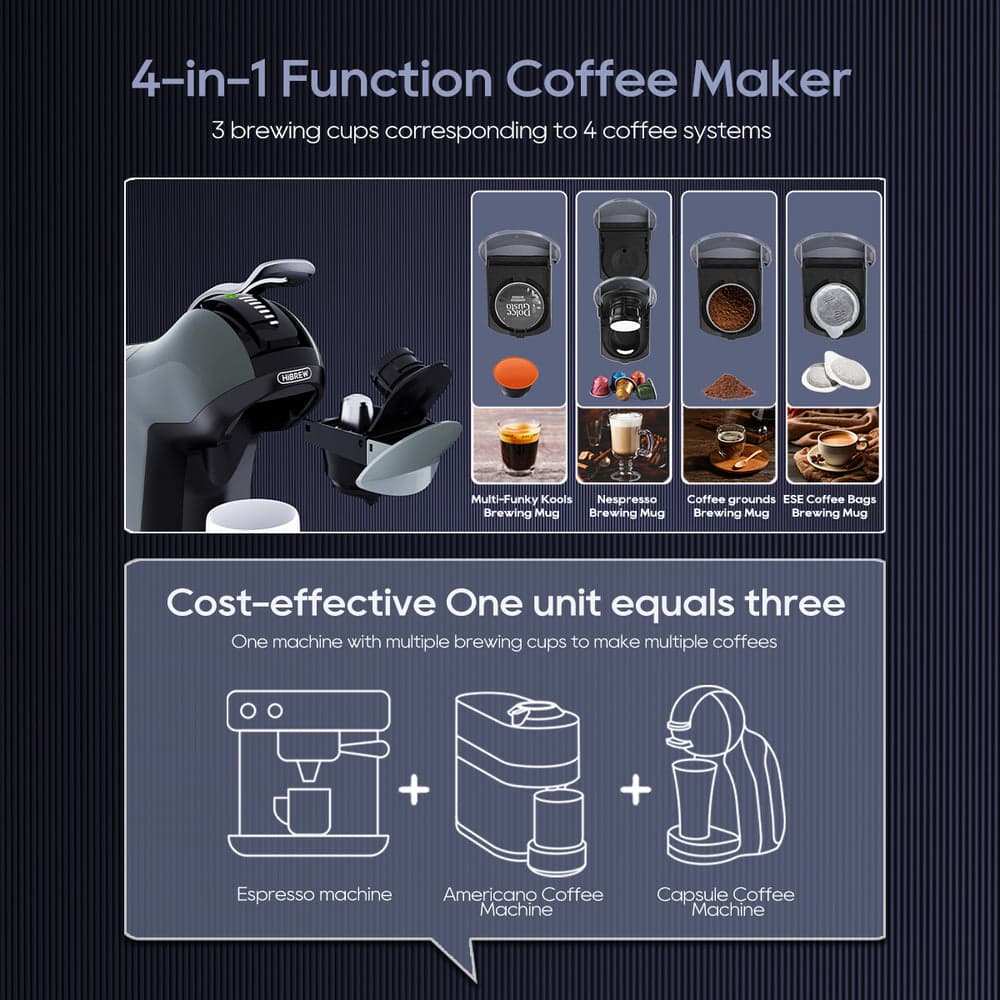 HiBREW H17 Capsule Coffee Machine