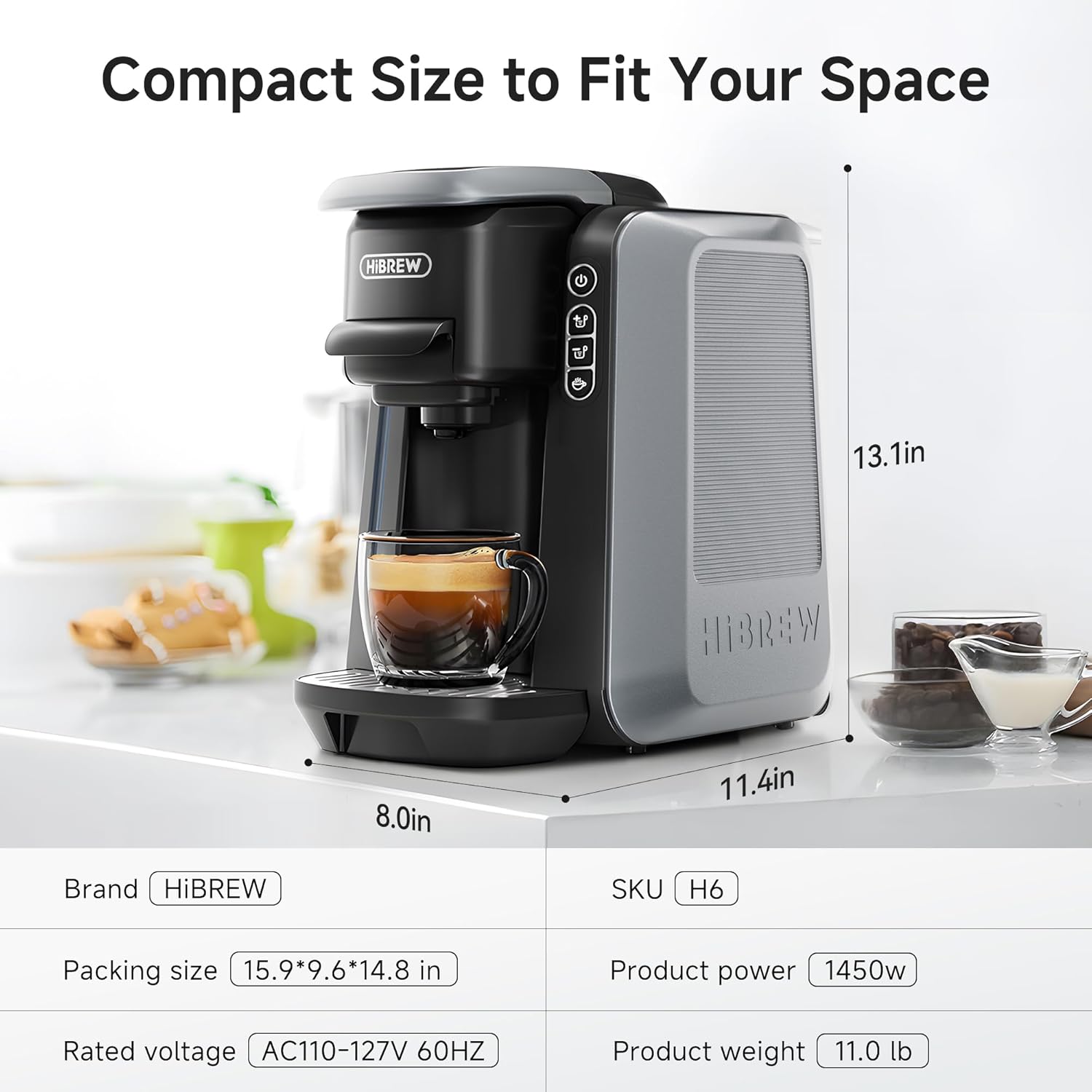 HiBREW H6 Coffee Machine