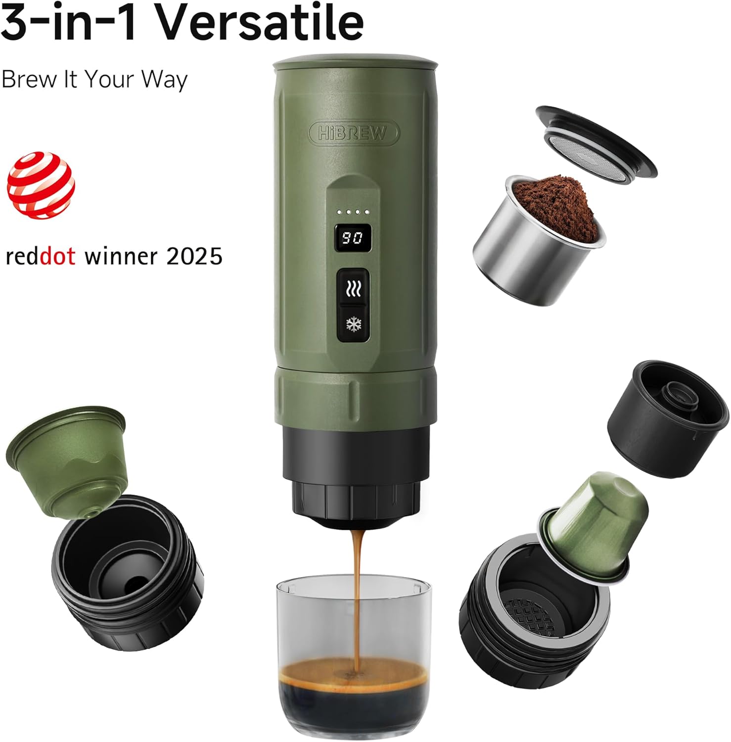 HiBREW H4C Portable Coffee machine