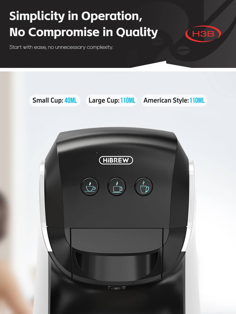 HiBREW H3B coffee machine