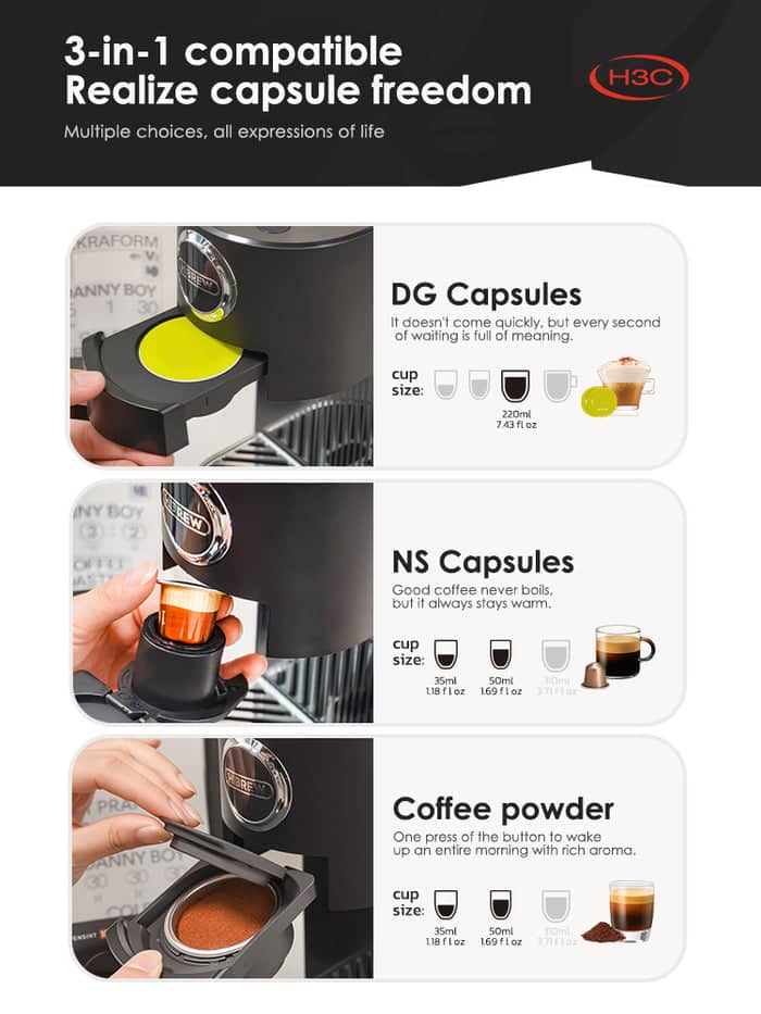 HiBREW H3C Coffee machine