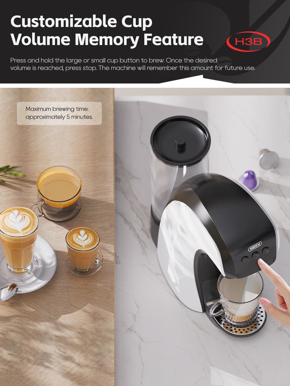 HiBREW H3B coffee machine