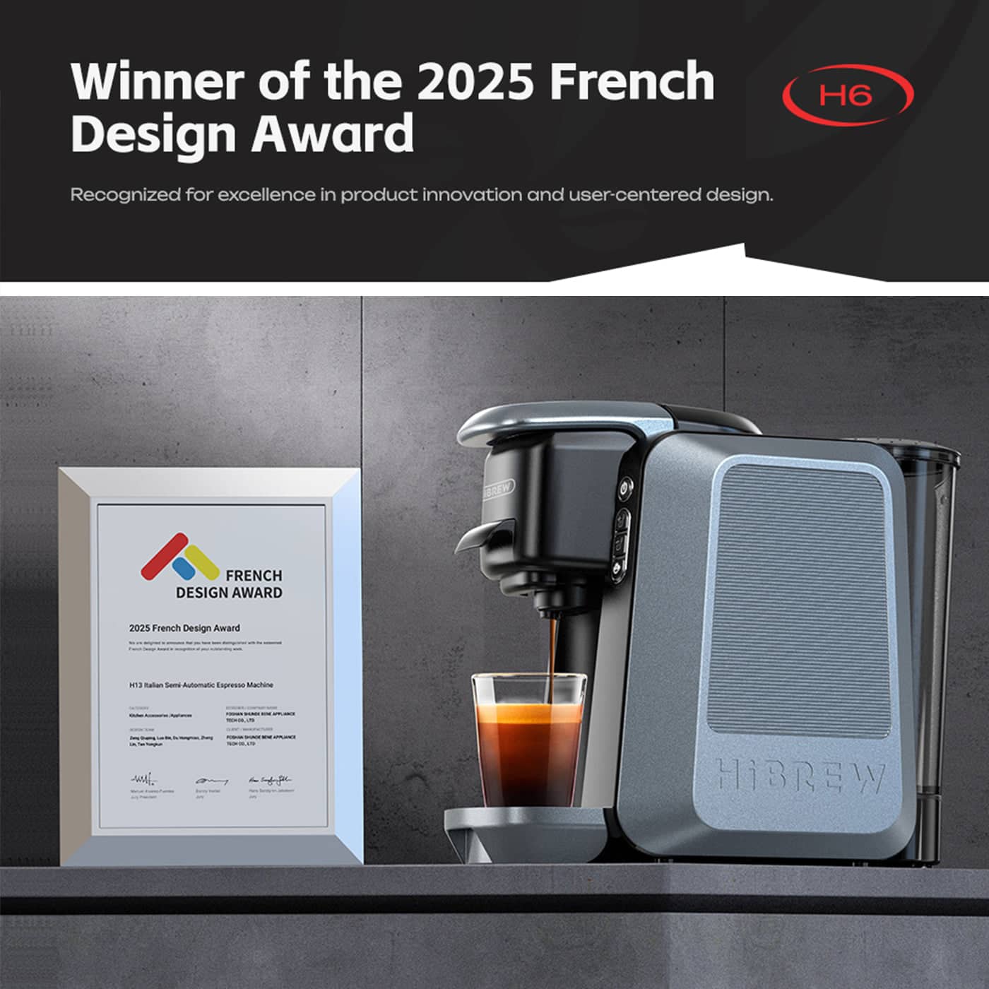 HiBREW H6 Coffee machine