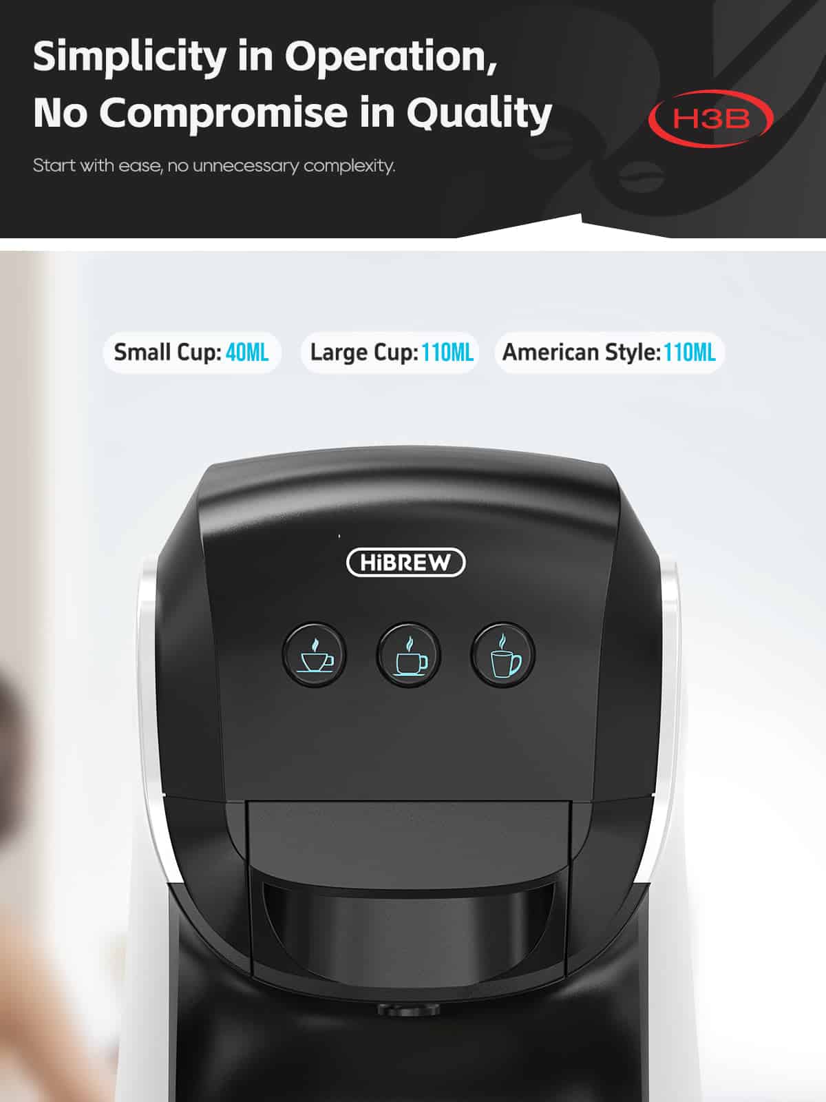 HiBREW H3B Coffee Machine