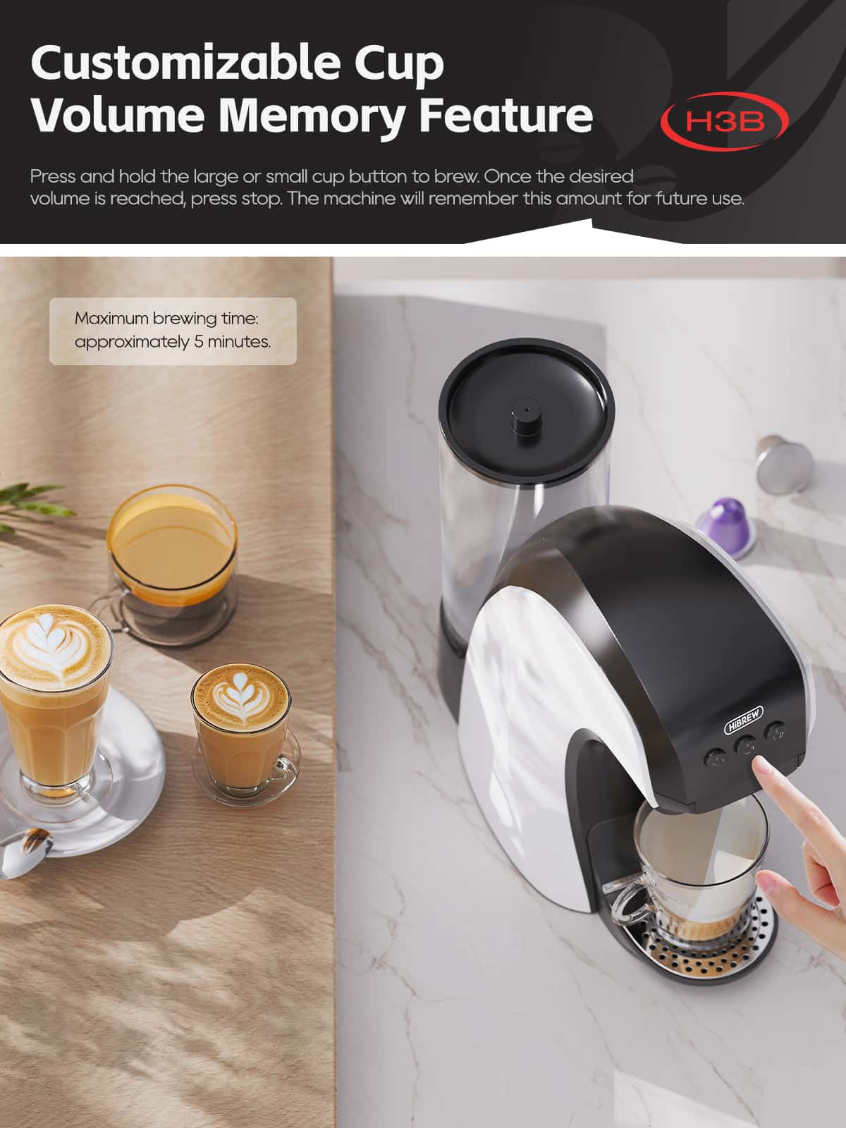 HiBREW H3B Coffee Machine