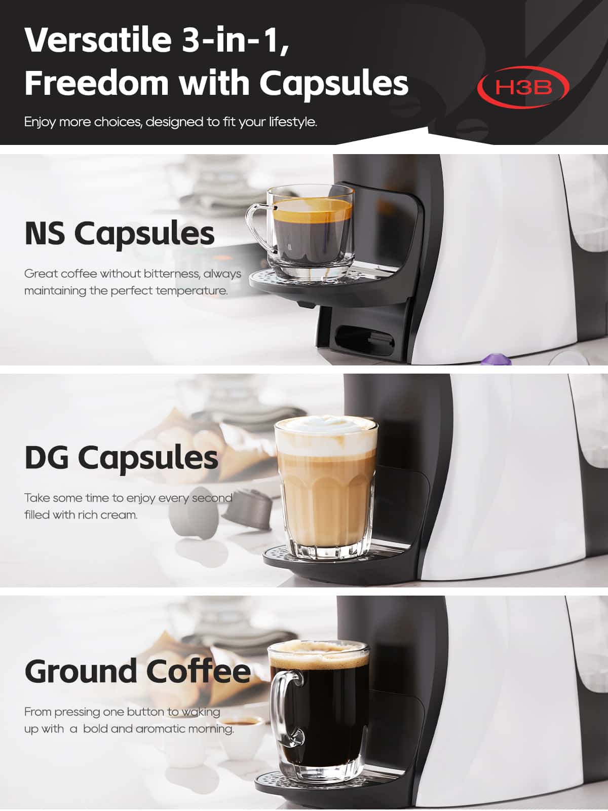 HiBREW H3B Coffee Machine