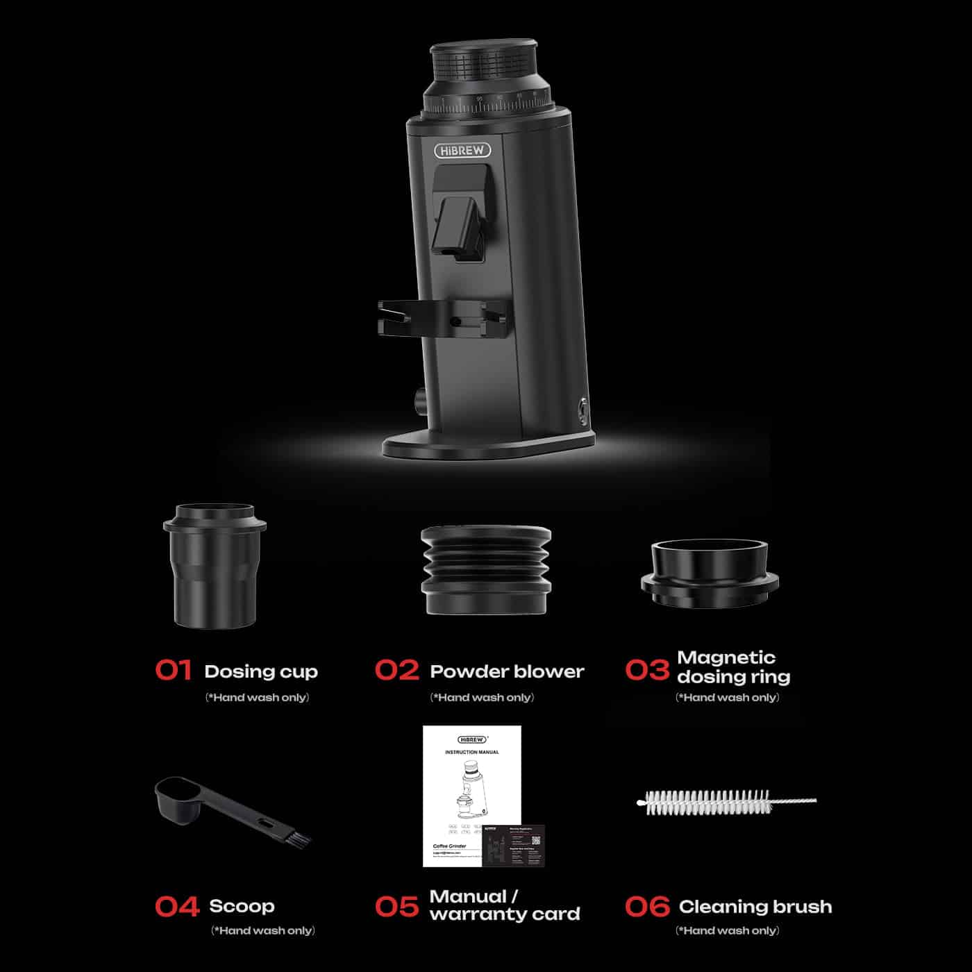 HiBREW G64 Plus Coffee Grinder