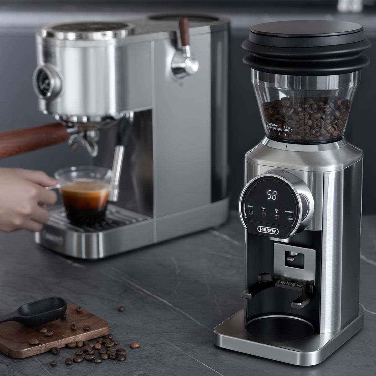 HiBREW G3 Plus Coffee Grinder