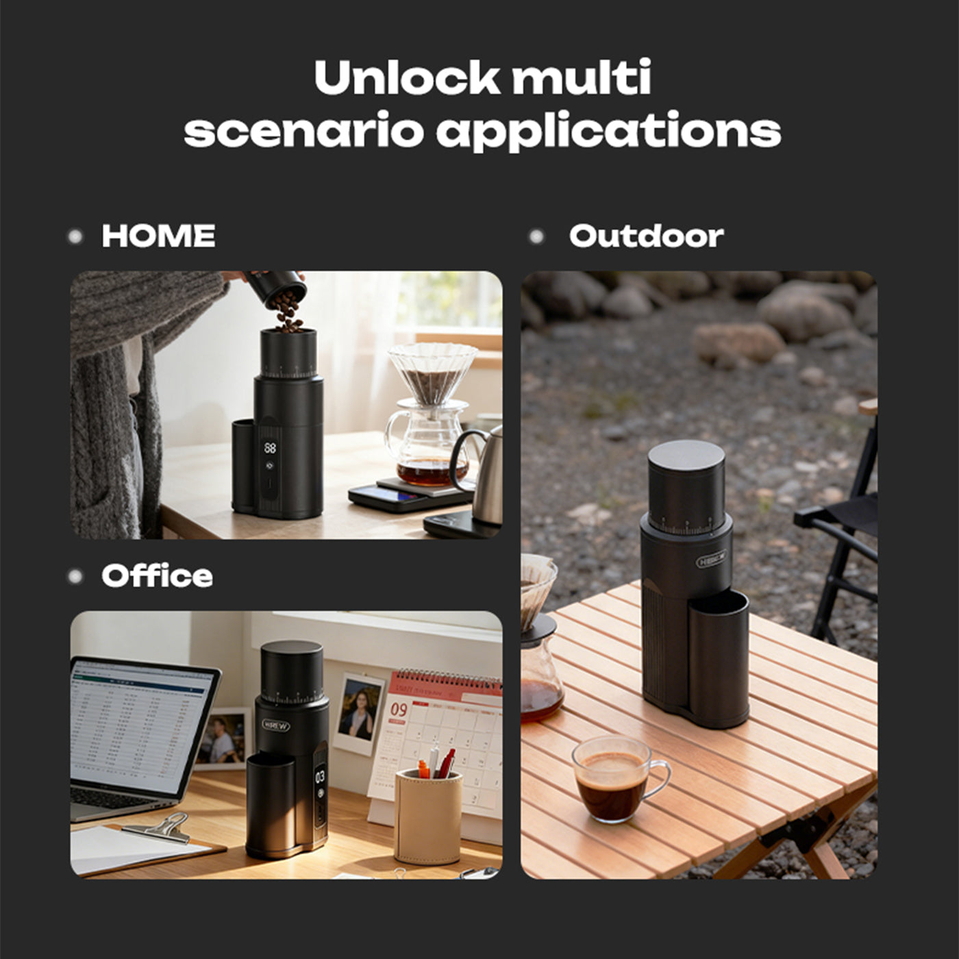 HiBREW G5 Mini Coffee Grinder