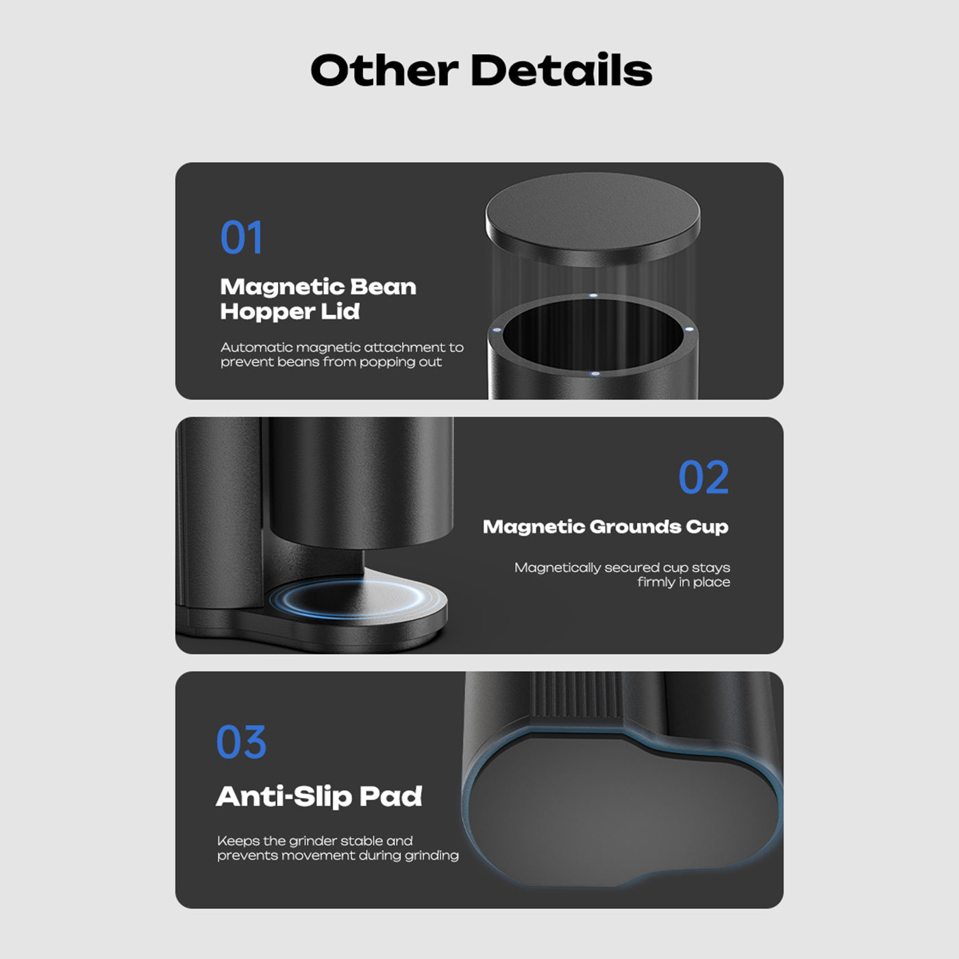 HiBREW G5 Mini Coffee Grinder