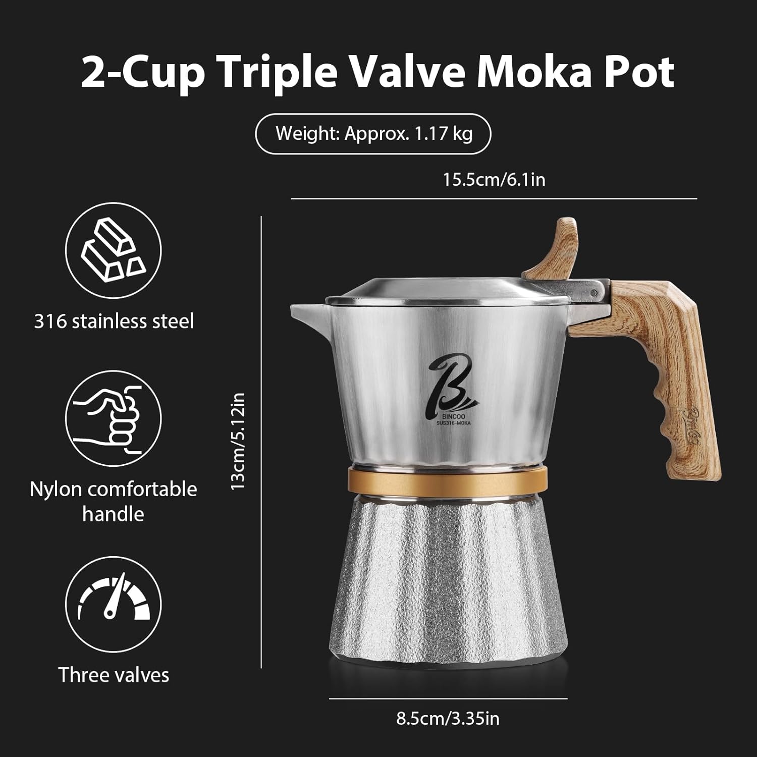 Bincoo Moka Pot 