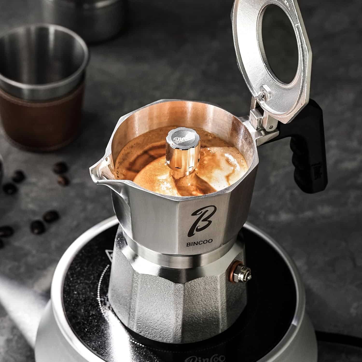 Bincoo Triple Valve Moka Pot