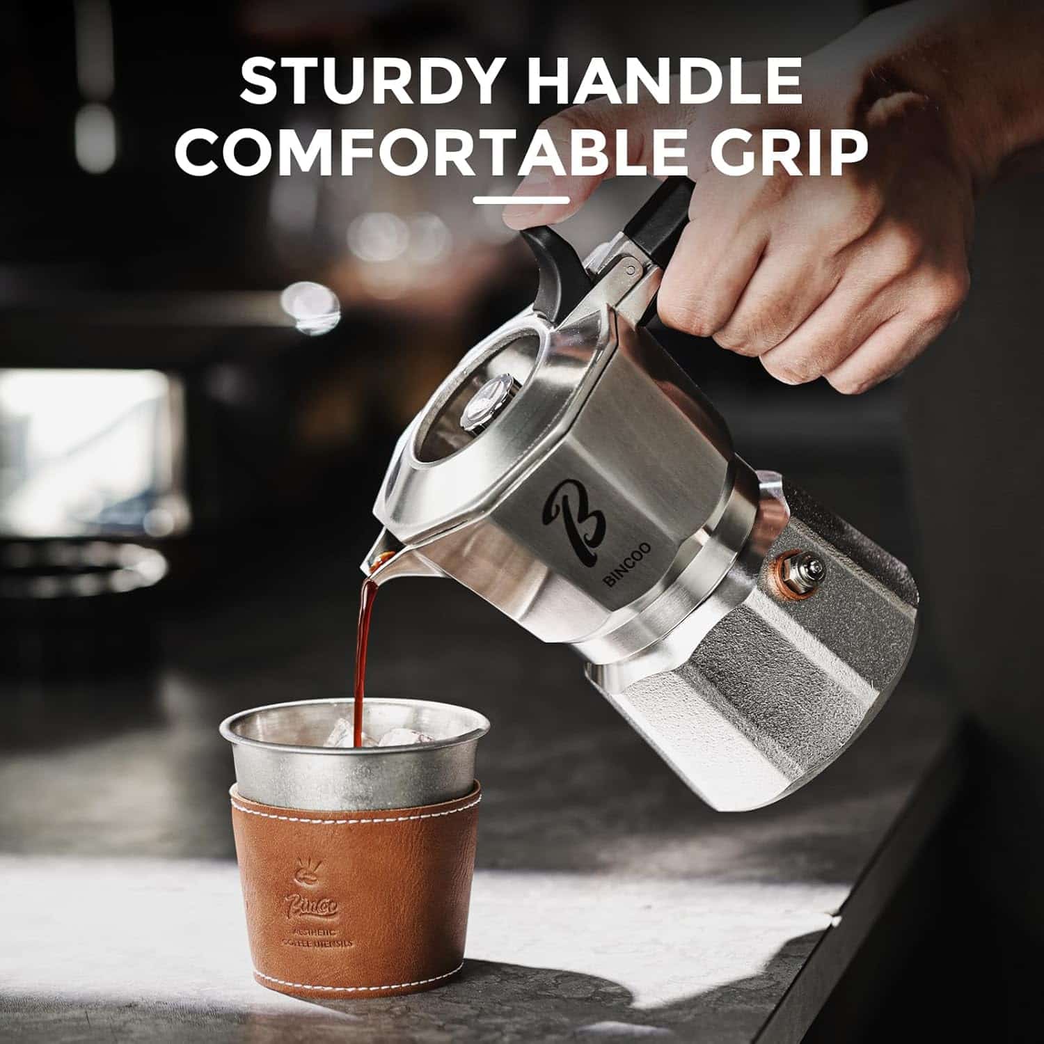 Bincoo Triple Valve Moka Pot