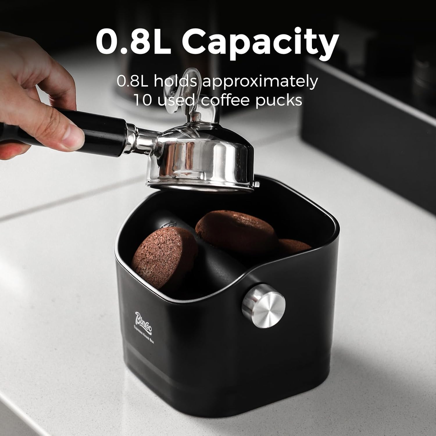 BINCOO Espresso Knock Box