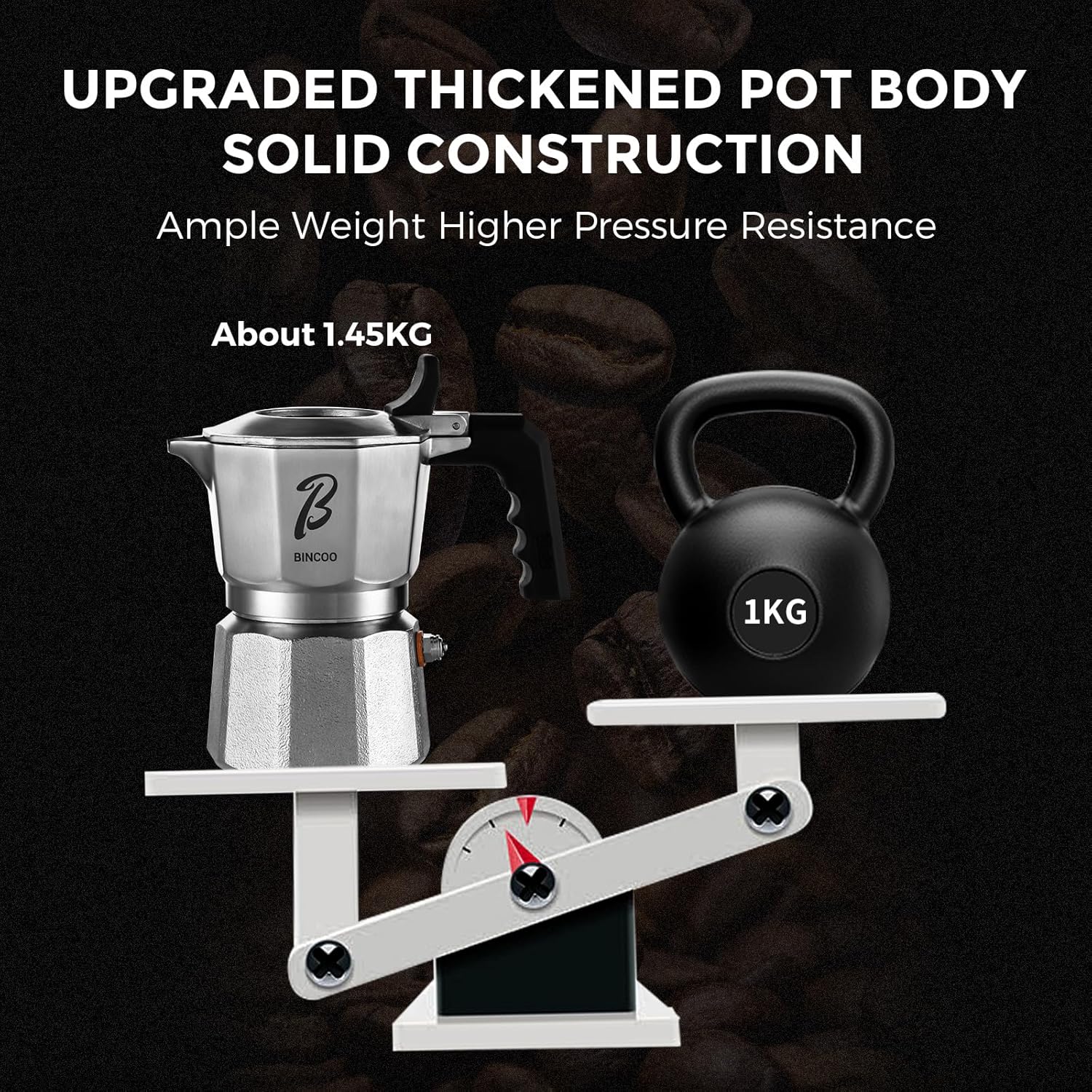 Bincoo Triple Valve Moka Pot