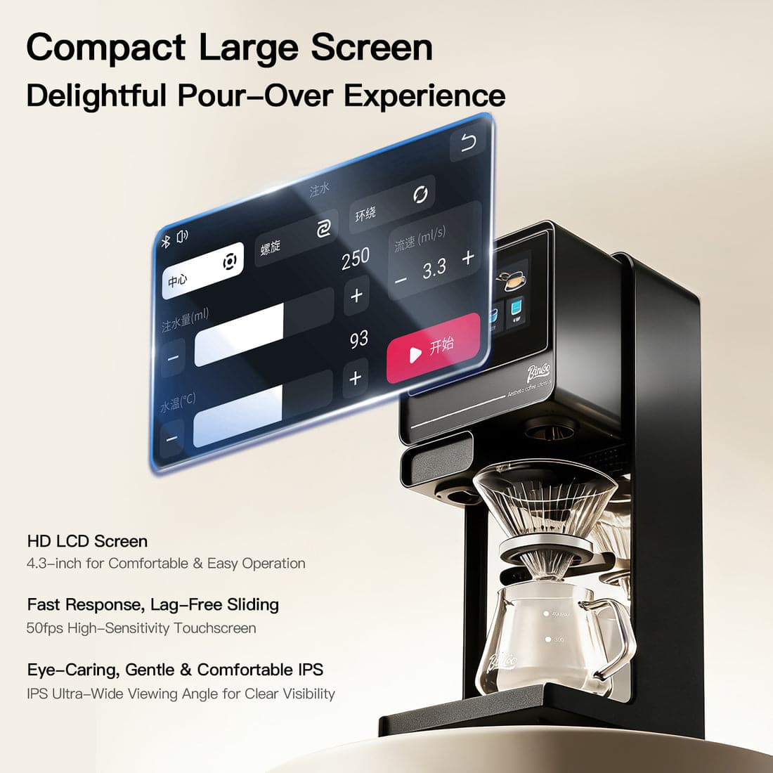 Bincoo Automatic Smart Pour Over Coffee Machine 