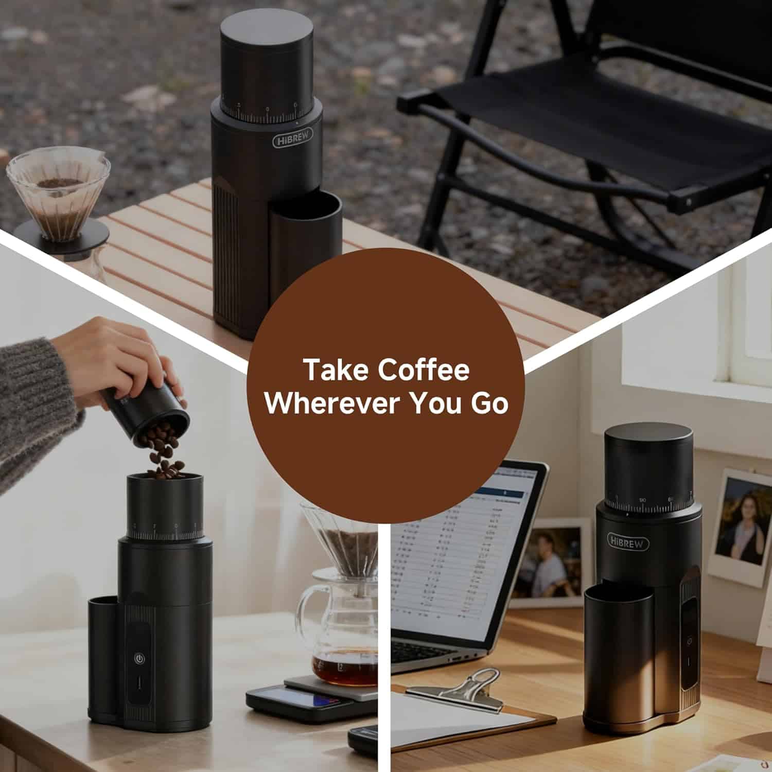 HiBREW G5 Mini Coffee Grinder Review – Compact, Wireless Precision for Coffee Lovers on the Go 20 HiBREW G5 Mini Coffee Grinder