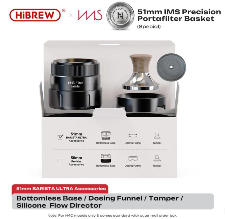 HiBREW 51mm IMS BARISTA Ultra Accessories