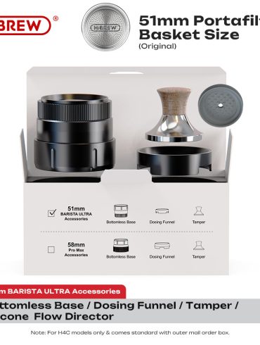 HiBREW 51mm Bottomless Adapter Kit for H4C