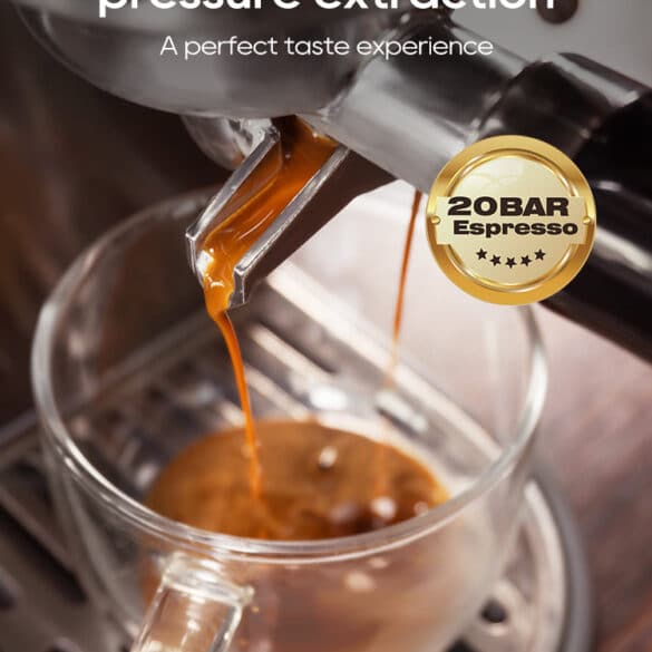 HiBREW 20-Bar Pressure Coffee Machine