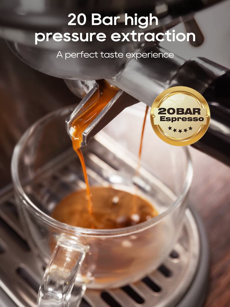 HiBREW 20-Bar Pressure Coffee Machine